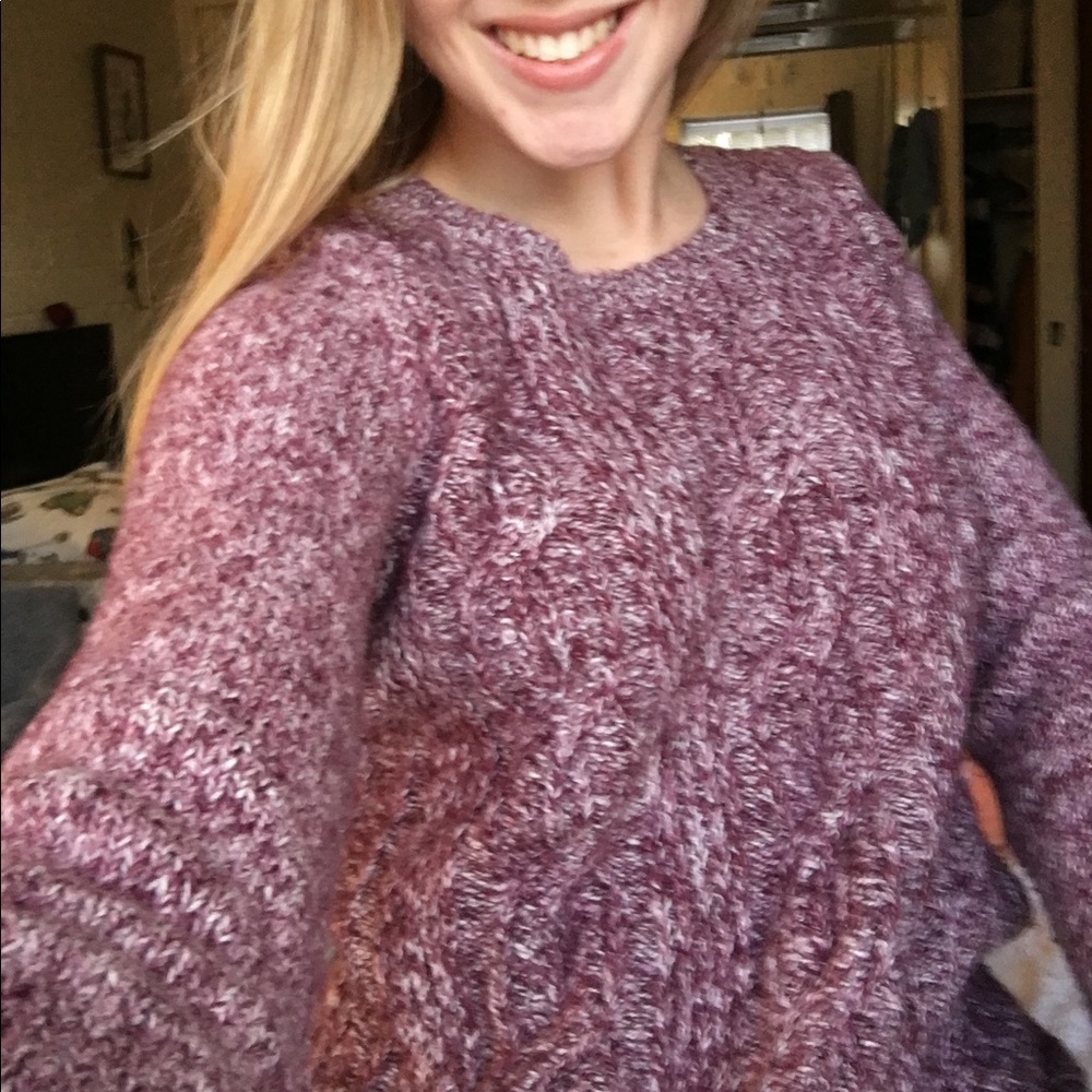 PURPLE TOMMY HILFIGER SWEATER